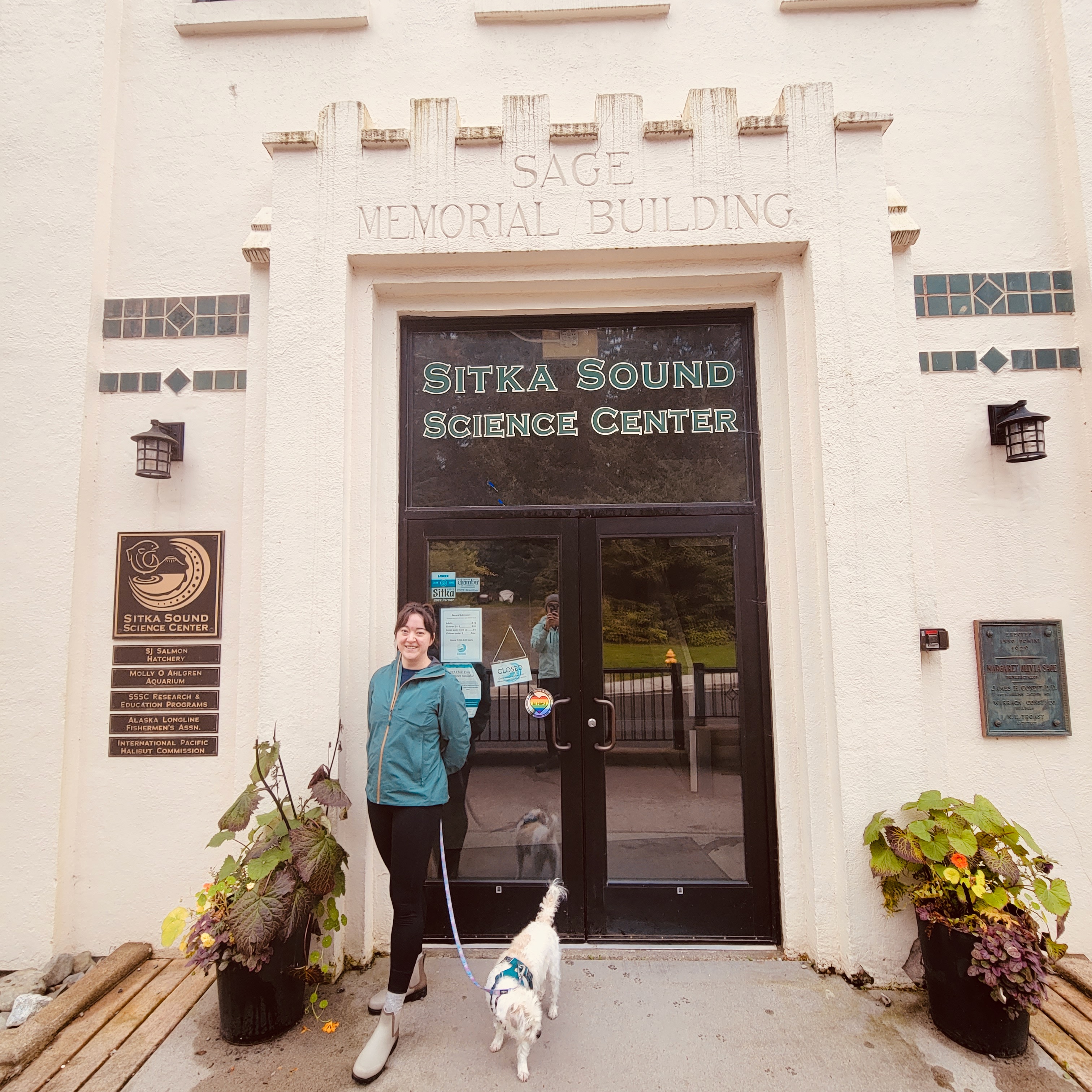 Deanna at the Sitka Sound Science Center